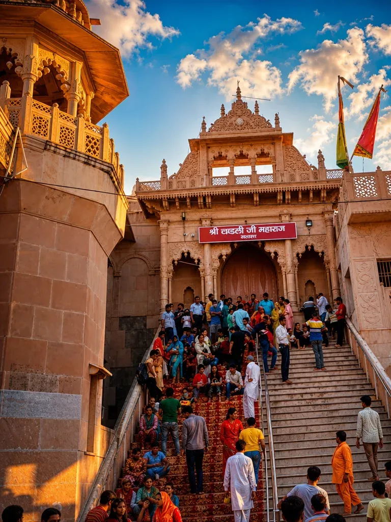 Shri Radha Rani Mandir Barsana Vrindavan Braj Dham — Darshan View 3 (Barsana & Nandgaon Lathmar Holi 2026: Complete Schedule, Ritual Secrets & Pilgrim Survival Guide)