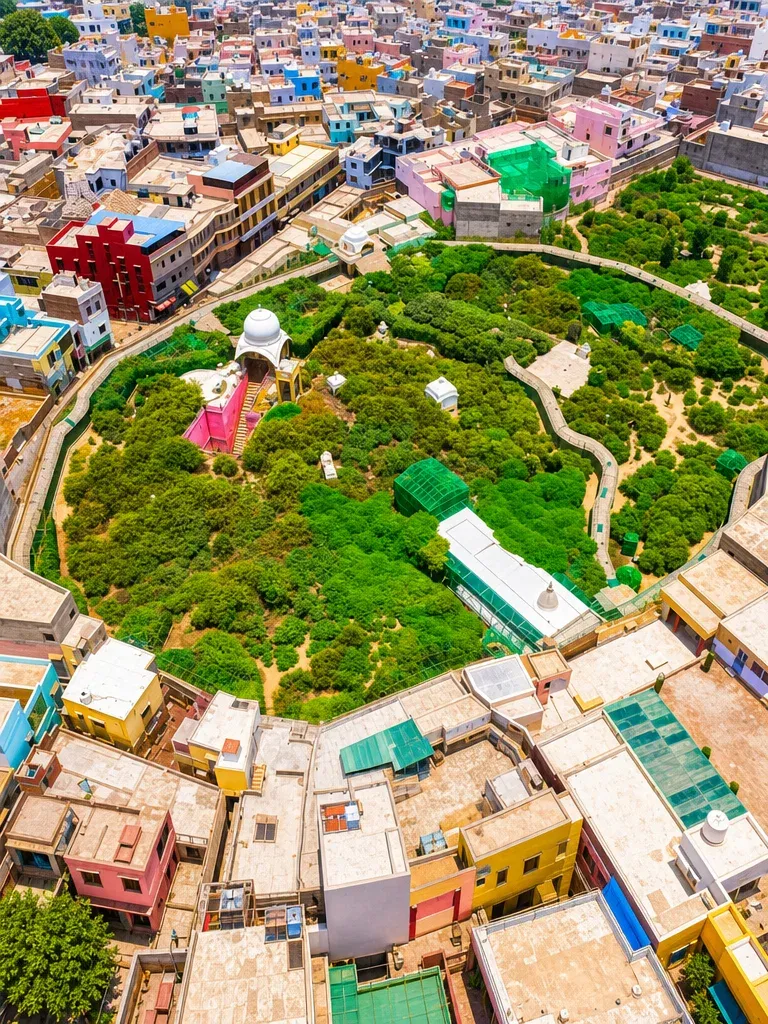 Bhandirvan & Seva Kunj Sacred Grove, Vrindavan Vrindavan Braj Dham — Darshan View 4 (Bhandirvan Complete Leela Guide: The Eternal Forest Where Lord Brahma Performed the Marriage (Vivah) of Sri Radha & Krishna, Sindoor-Daan & Venu-Kup)