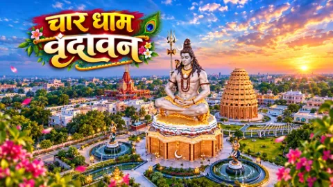 Char Dham Mandir & Braj 84 Kos Yatra — Braj 84 Kos Yatra Complete Guide: 12 Sacred Forests (Dwadasha Vana), 24 Upavanas, 32 Padav Route Map & Preparation