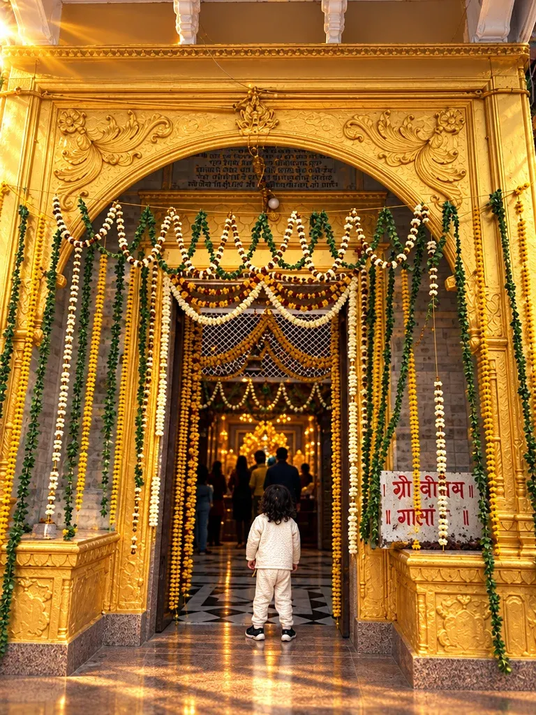 Shri Dauji Maharaj Temple, Baldeo & Garud Govind Dham Vrindavan Braj Dham — Darshan View 3 (Shri Dauji Mandir (Baldeo) Complete Yatra Guide: The 8-Foot Self-Manifested Idol of Braj-Raja Lord Balarama, Kshir Sagar & World-Famous Huranga Holi)