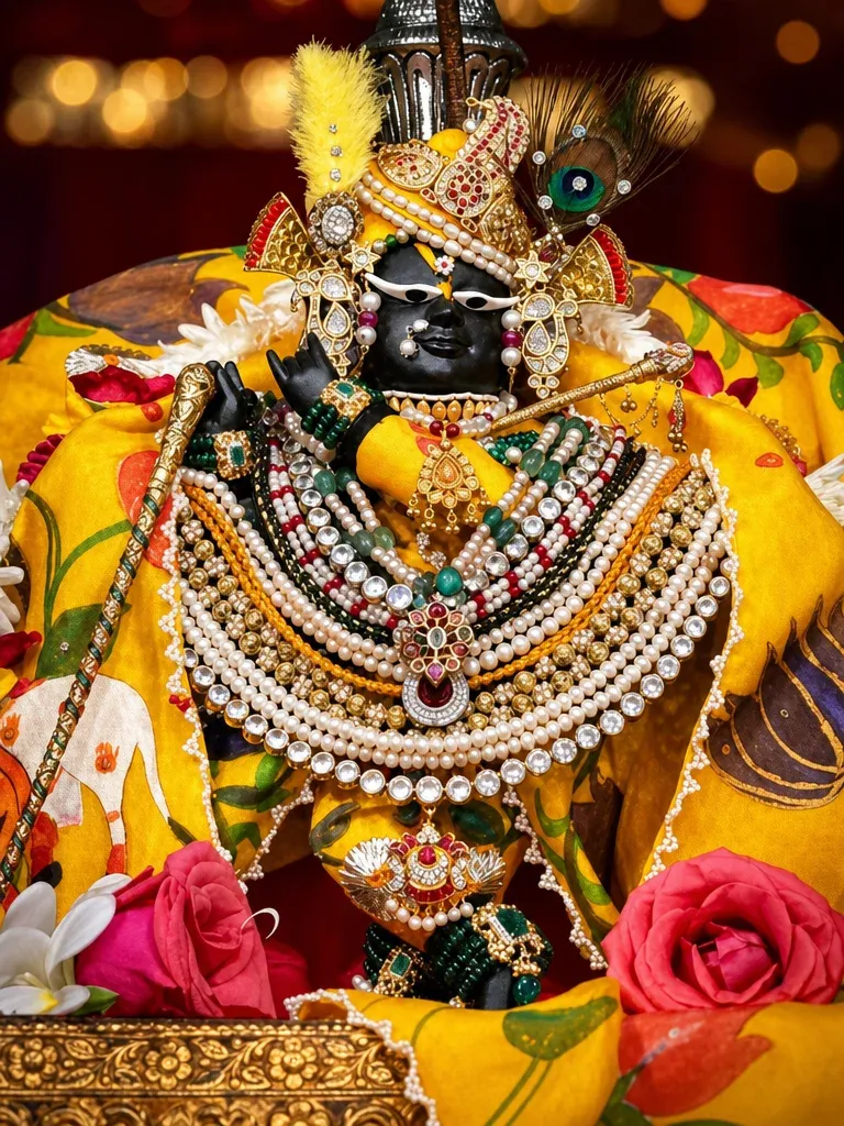 Shri Radha Raman Temple, Vrindavan Vrindavan Braj Dham — Darshan View 4 (Shri Radha Raman Temple History: 480-Year Unbroken Kitchen Fire, Saligram Appearance & Seva Details)