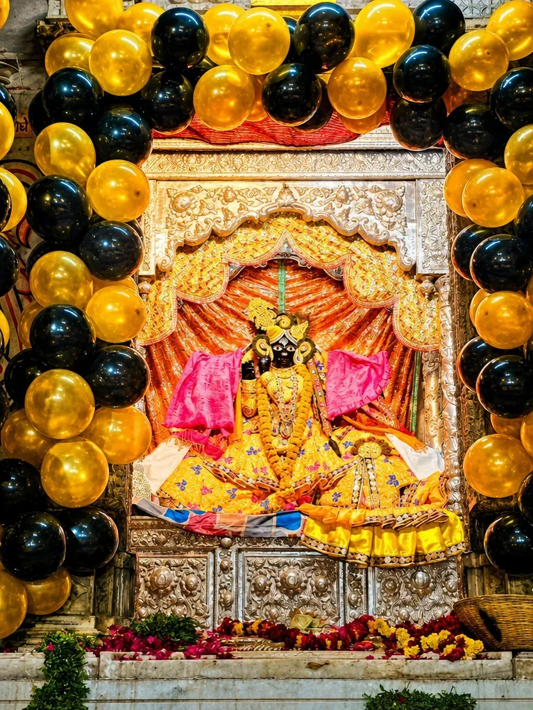 Shri Radha Sneh Bihari Mandir & Gopashtami Mahotsav Vrindavan Braj Dham — Darshan View 2 (Gopashtami 2026 in Vrindavan & Braj Dham: The Day Krishna Became a Cowherd, Rare Charan Darshan, Gau-Puja Vidhi & Goshala Guide)