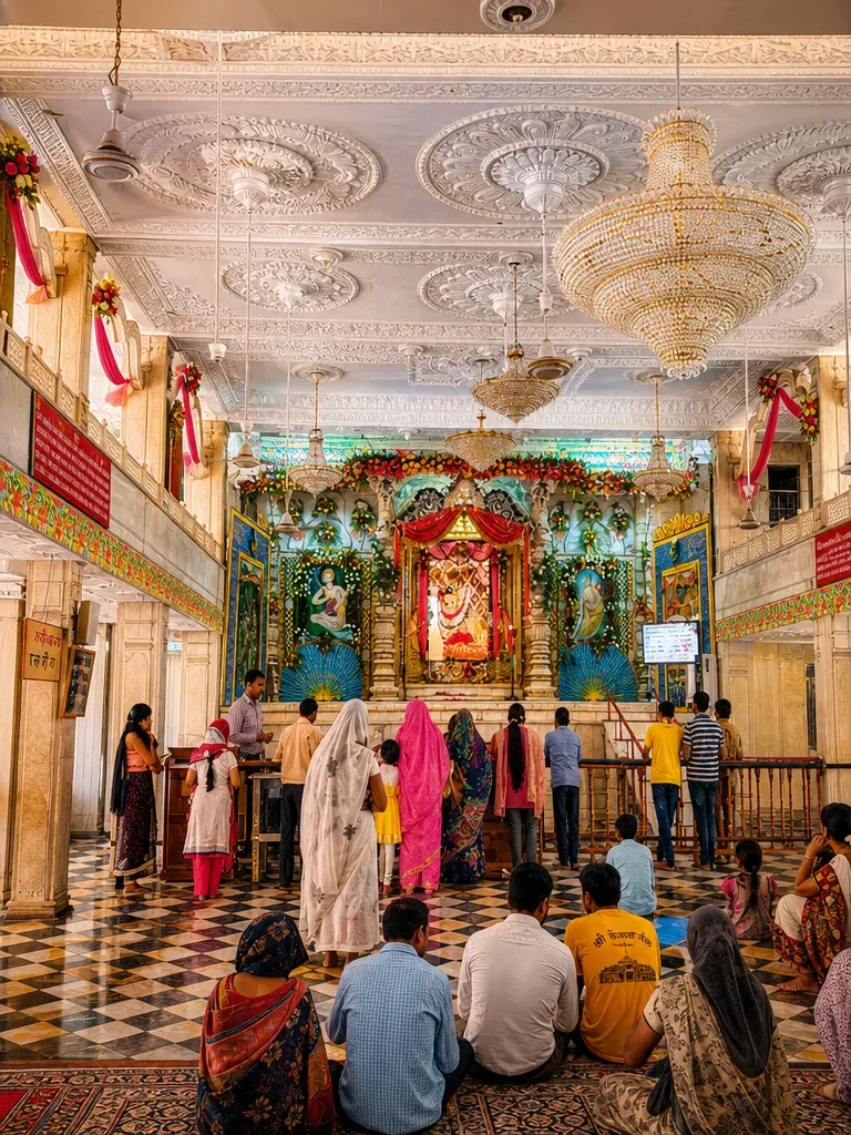 Shri Radha Sneh Bihari Mandir & Gopashtami Mahotsav Vrindavan Braj Dham — Darshan View 3 (Gopashtami 2026 in Vrindavan & Braj Dham: The Day Krishna Became a Cowherd, Rare Charan Darshan, Gau-Puja Vidhi & Goshala Guide)