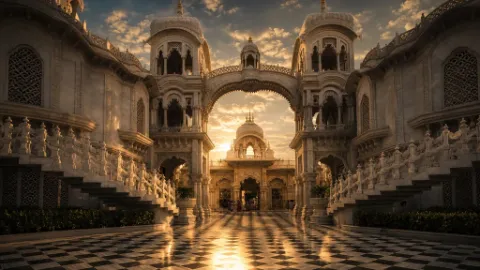 ISKCON Vrindavan (Sri Krishna-Balaram Mandir) — ISKCON Vrindavan (Sri Krishna-Balaram Mandir) Complete Guide: 24-Hour Kirtan, Aarti Schedule, Prabhupada Samadhi & Guest House
