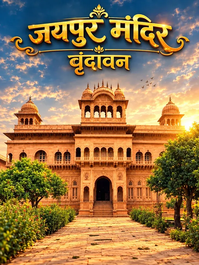 Jaipur Temple & Sacred Temples of Vrindavan Vrindavan Braj Dham — Darshan View 2 (Top 7 Sacred Temples in Vrindavan: Darshan Guide, Timings & Hidden Secrets)